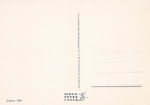 Vintage Reproduction of a 1900 Postcard, Good Old Days Postcard Co. Sweden, #GO263