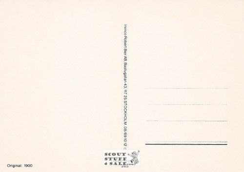 Vintage Reproduction of a 1900 Postcard, Good Old Days Postcard Co. Sweden, #GO265