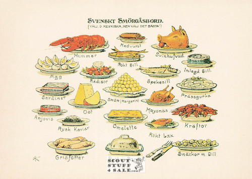 Vintage Reproduction of a 1900 Postcard, Good Old Days Postcard Co. Sweden, #GO266