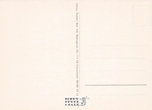 Vintage Reproduction of a 1900's Postcard, Good Old Days Postcard Co. Sweden, #GO305