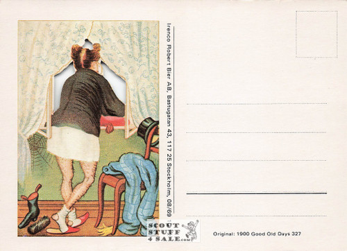 Vintage Reproduction of a 1900 Postcard, Good Old Days Postcard Co. Sweden, #GO327