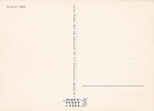 Vintage Reproduction of a 1900 Postcard, Good Old Days Postcard Co. Sweden, #GO329