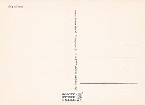 Vintage Reproduction of a 1900 Postcard, Good Old Days Postcard Co. Sweden, #GO342