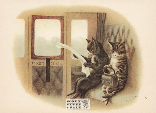 Vintage Reproduction of a 1890 Postcard, Good Old Days Postcard Co. Sweden, #GO346