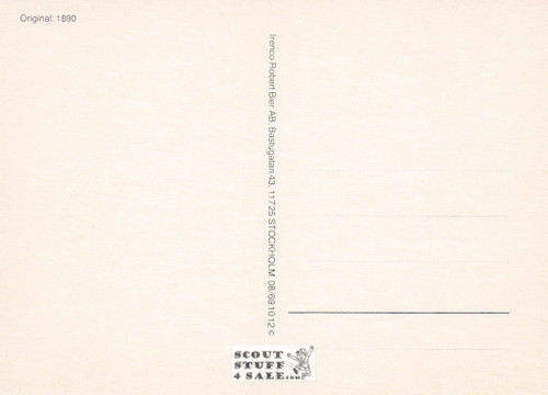 Vintage Reproduction of a 1890 Postcard, Good Old Days Postcard Co. Sweden, #GO347