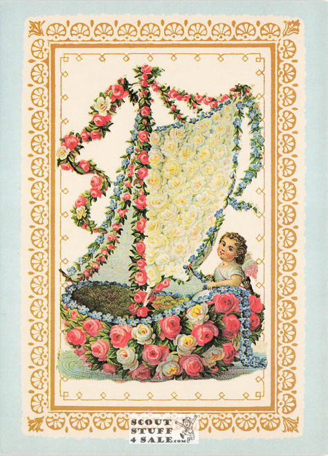 Vintage Reproduction of a 1885 Postcard, Good Old Days Postcard Co. Sweden, #GO351