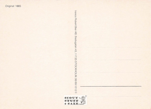 Vintage Reproduction of a 1885 Postcard, Good Old Days Postcard Co. Sweden, #GO351