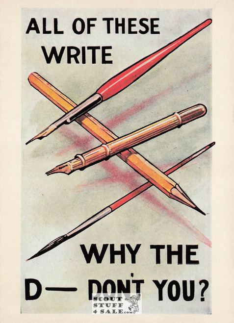 Vintage Reproduction of a 1918 Postcard, Good Old Days Postcard Co. Sweden, #GO352