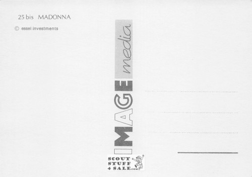 Madonna British Postcard, Image Media #bis25