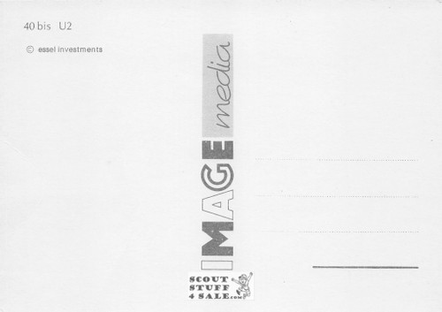 U2 Band British Postcard, Image Media #bis40