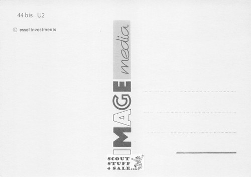 U2 The Joshua Tree Tour British Postcard, Image Media #bis44