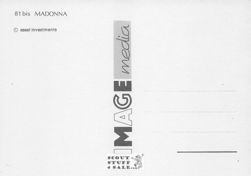 Madonna British Postcard, Image Media #bis81