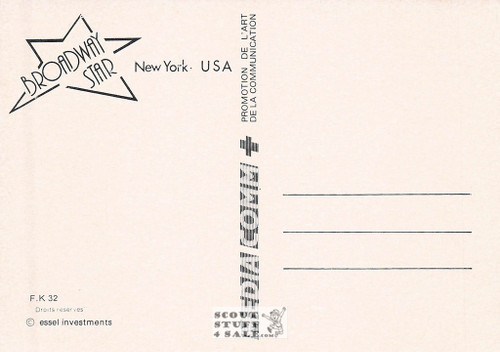 Manhattan Movie Poster French Postcard, Woody Allen, Media Comm #FK-32