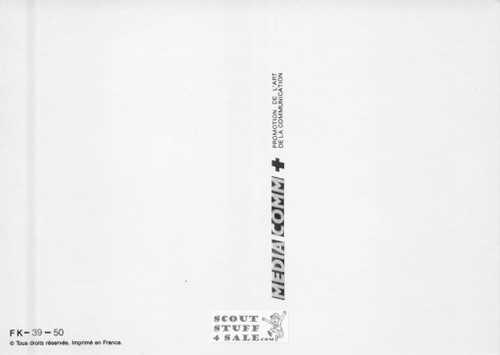 David Bowie French Postcard, Media Comm #FK-39