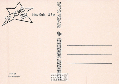 David Bowie French Postcard, Media Comm #FK-54