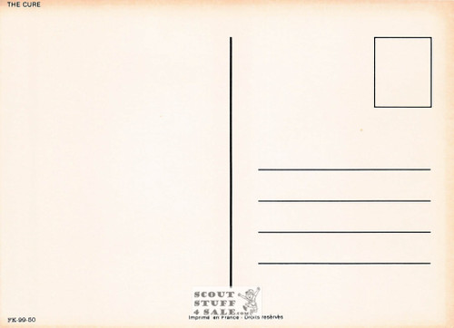 The Cure Kiss Me French Postcard, Media Comm #FK-99