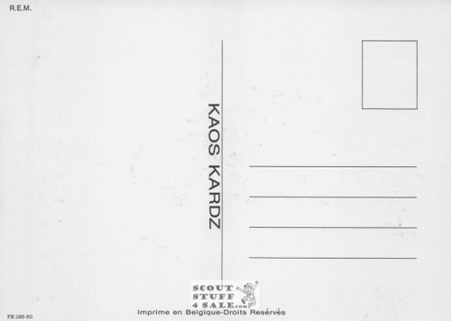 R.E.M. Document French Postcard, Media Comm #FK-165