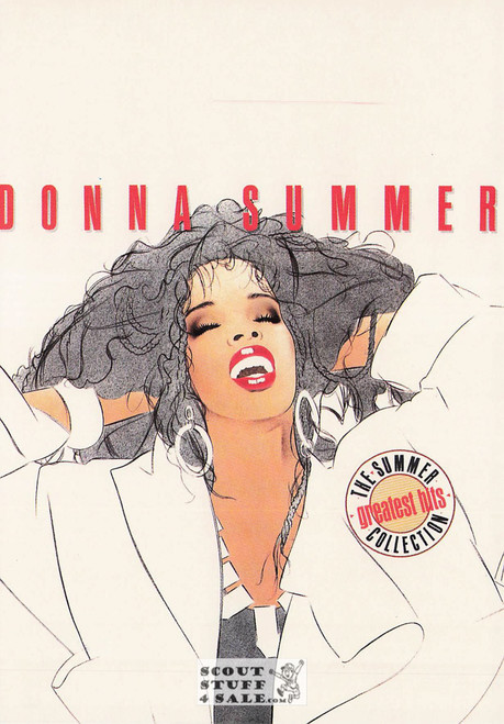 Donna Summer Greatest Hits Album French Postcard, Media Comm #RECORD68