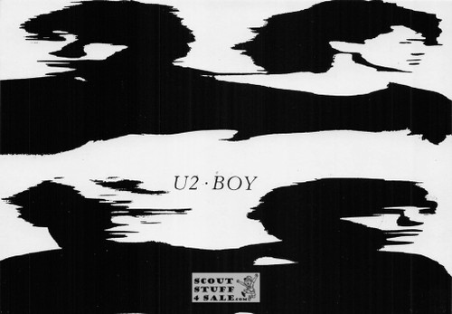 U2 Boy Album French Postcard, Media Comm #RECORD71