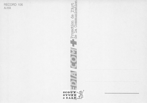 A-Ha Band French Postcard, Media Comm #RECORD106
