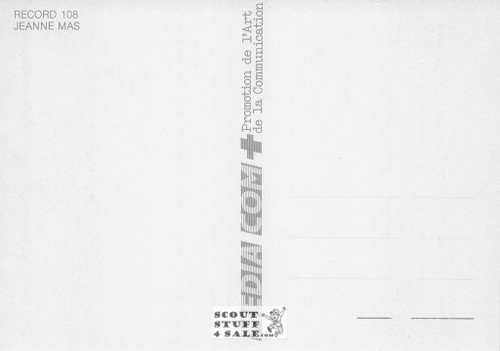 Jeanne Mas French Postcard, Media Comm #RECORD108