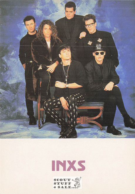 INXS French Postcard, Media Comm #RECORD131
