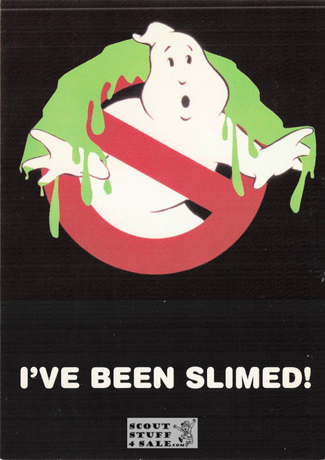 Ghostbusters Movie Postcard, I've Been Slimed, Ludlow Sales #CP2