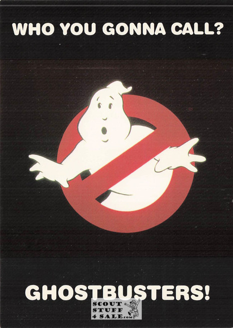 Ghostbusters Movie Postcard, Ludlow Sales #CP6