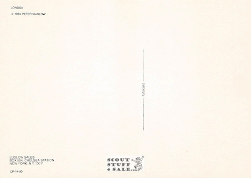 Punk Subculture Model Postcard, London, Photo by Nils Jorgensen, Ludlow Sales #CP14