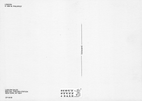 Punk Subculture Model Postcard, London, Photo by Nils Jorgensen, Ludlow Sales #CP16