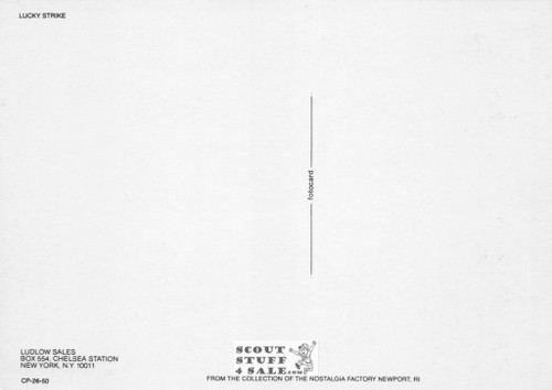 Lucky Strike Cigarettes Advertisement, Ludlow Sales #CP26