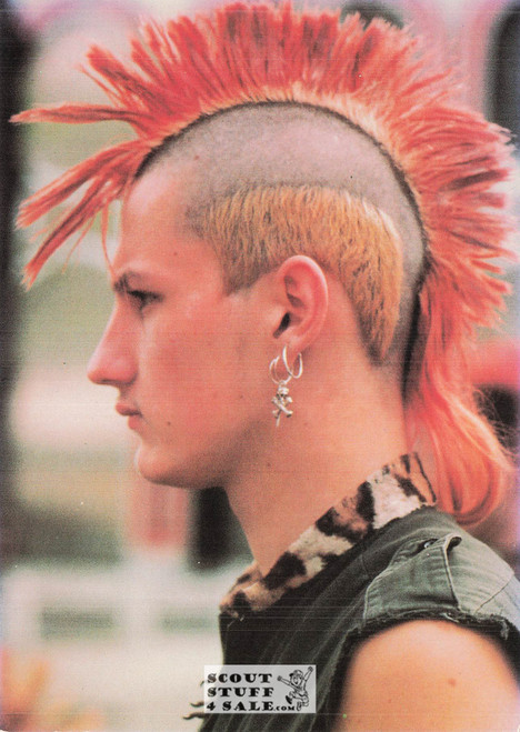 Punk Subculture Model Postcard, London, Ludlow Sales #CP32