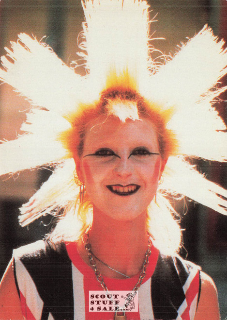 Punk Subculture Model Postcard, London, Ludlow Sales #CP37