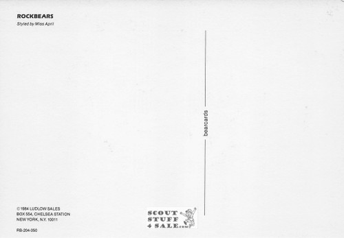 Rockbears Postcard, Ludlow Sales #RB204