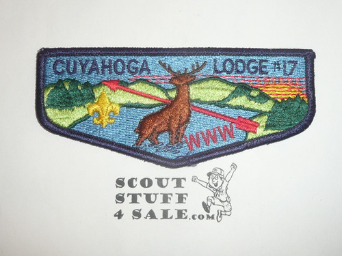Order of the Arrow Lodge #17 Cuyahoga s18 Flap Patch