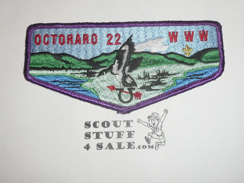 Order of the Arrow Lodge #22 Octoraro s110 Flap Patch - Boy Scout
