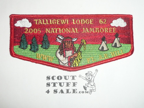 Order of the Arrow Lodge #62 Talligewi s24 2005 National Jamboree Flap Patch