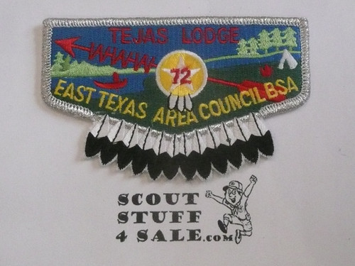Order of the Arrow Lodge #72 Tejas s24 Flap Patch