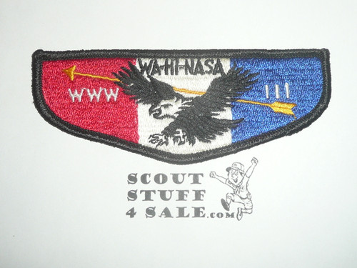 Order of the Arrow Lodge #111 Wa-Hi-Nasa s1a Flap Patch - Boy Scout