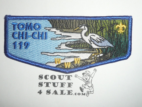 Order of the Arrow Lodge #119 Tomo Chi-Chi s Flap Patch