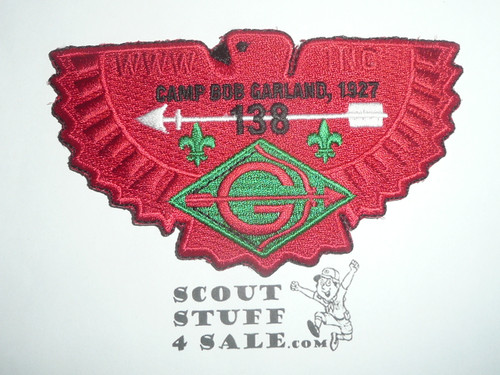 Order of the Arrow Lodge #138 Ta Tsu Hwa Camp Bob Garland Flap Patch - Boy Scout