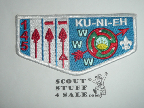 Order of the Arrow Lodge #145 Ku-Ni-Eh s Flap Patch - Boy Scout
