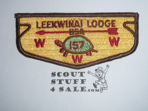 Order of the Arrow Lodge #157 leekwinai s11 Flap Patch