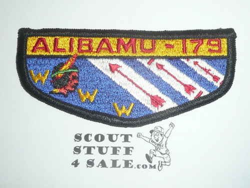 Order of the Arrow Lodge #179 Alabamu s4 Flap Patch