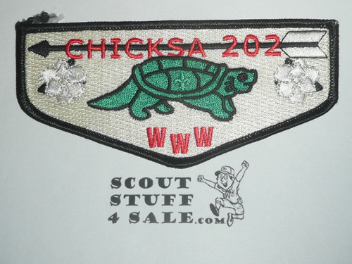 Order of the Arrow Lodge #202 Chicksa s92 Flap Patch