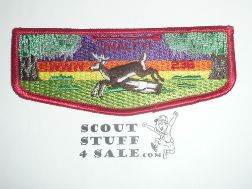 Order of the Arrow Lodge #236 Un A Li'yi s16 Flap Patch