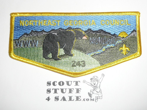 Order of the Arrow Lodge #243 Mowogo s54 Flap Patch