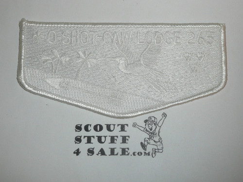 Order of the Arrow Lodge #265 O-Shot-Caw s50 Flap Patch