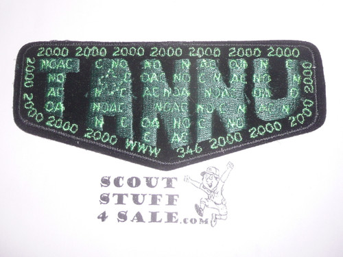 Order of the Arrow Lodge #346 Tannu f11 2000 NOAC Flap Patch