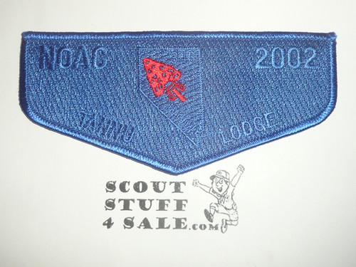 Order of the Arrow Lodge #346 Tannu s51 2002 NOAC Flap Patch
